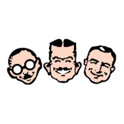 Manny, Moe & Jack - three wise men!